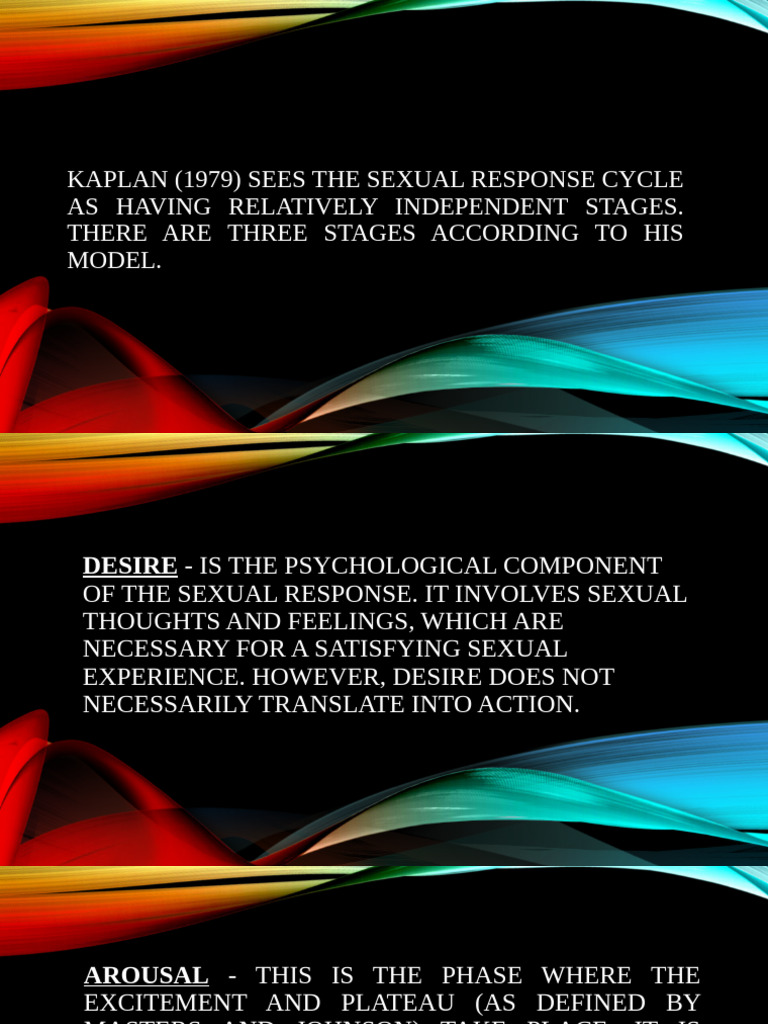 Kaplan 1979 Sees The Sexual Response | PDF