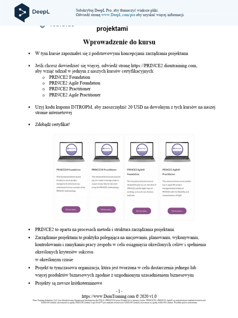 Intro+to+Project+Management+ (Study+Guide) PL | PDF