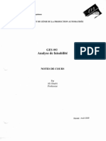 GES-802 Analyse de faisabilité, Notes de Cours, Ali Gharbi, ING802