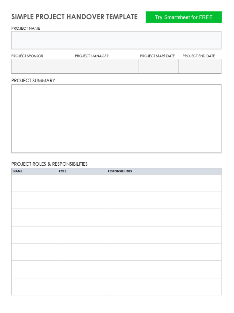 IC Simple Project Handover 11458 PDF | PDF