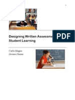Download Designing Written Assessment of Student Learning by Carlo Magno SN7791379 doc pdf