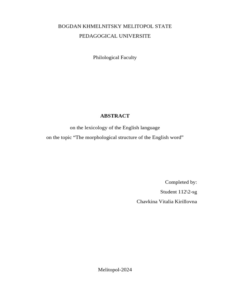 abstract-the-morphological-structure-of-the-english-word-pdf