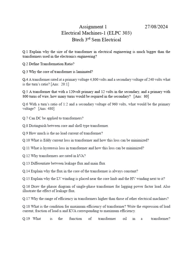 Updated Assignment 1 | PDF