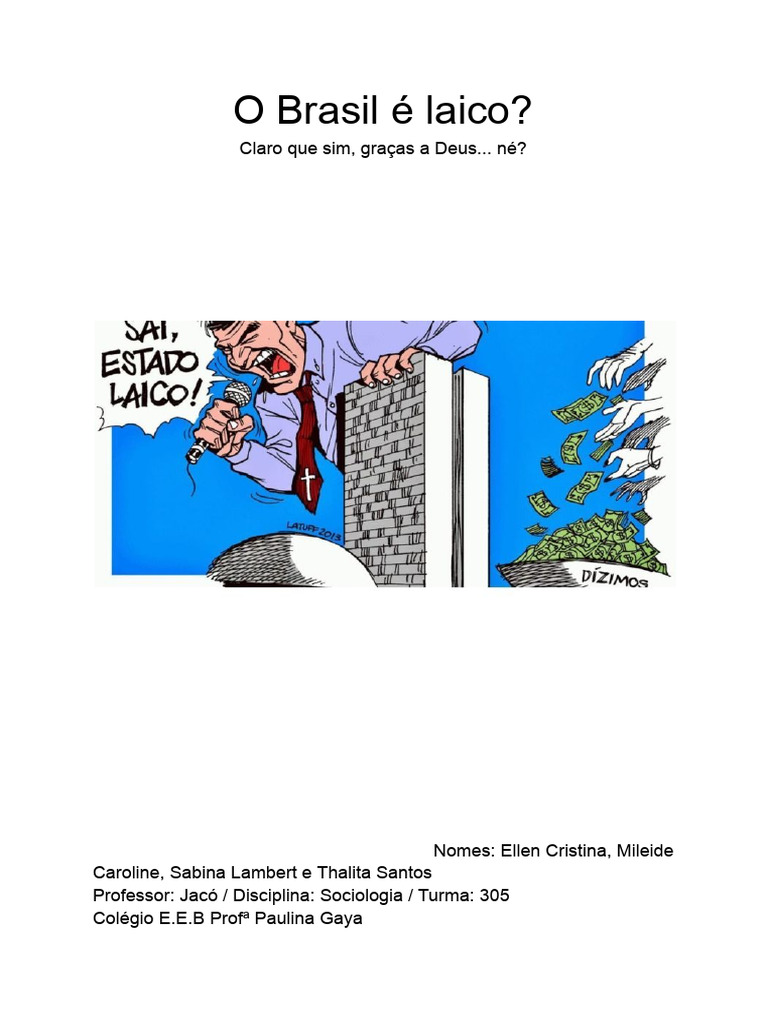 O Brasil É Laico | PDF