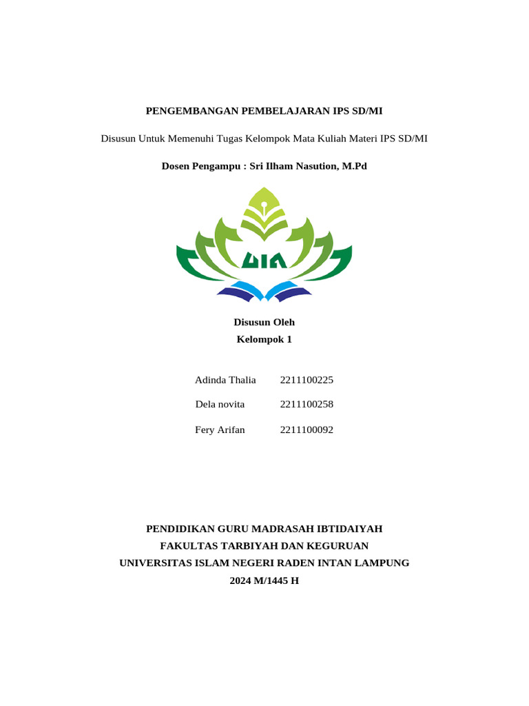 Kel.1 IPS. | PDF | Career & Growth