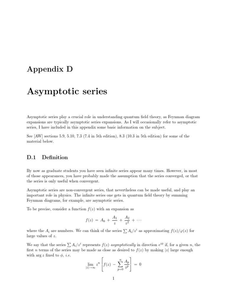 Asymp_series | PDF