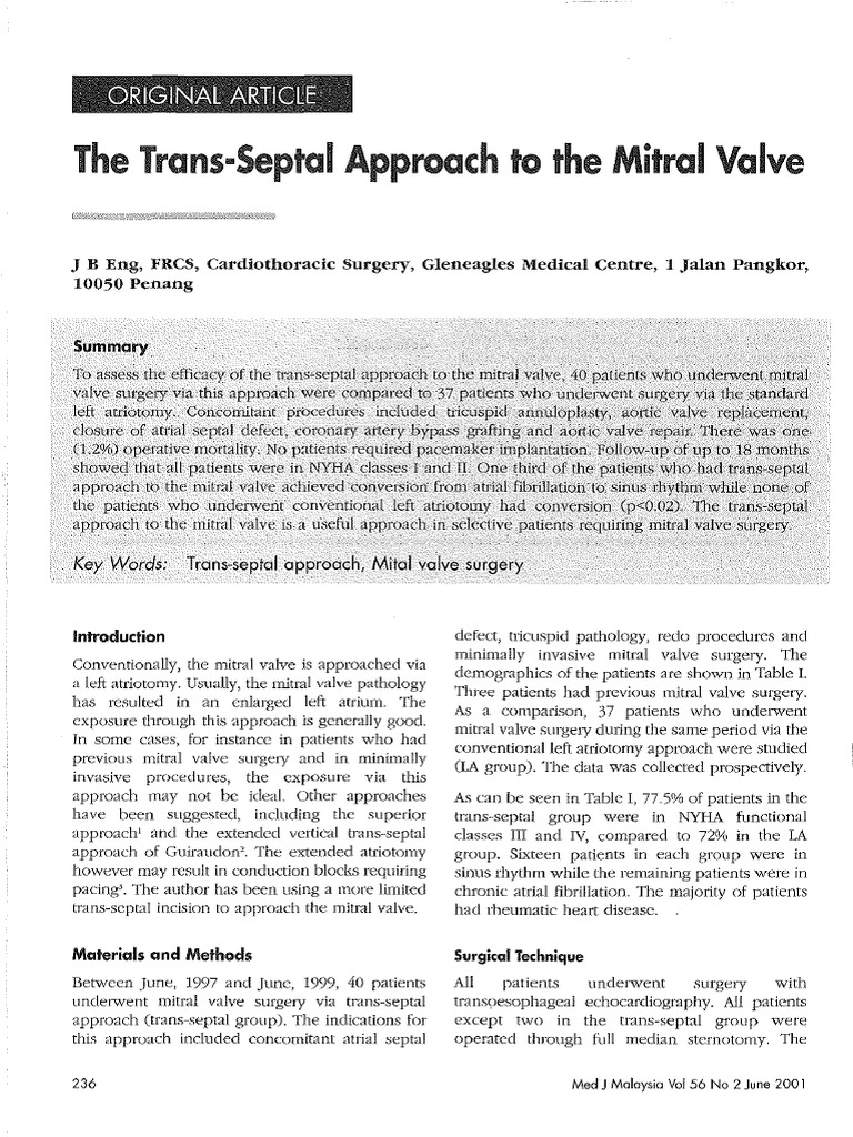 Trans-Septal_Approach | PDF