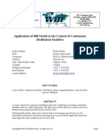 Application of S88 Model in the Control of Continuous Distillation Facilities