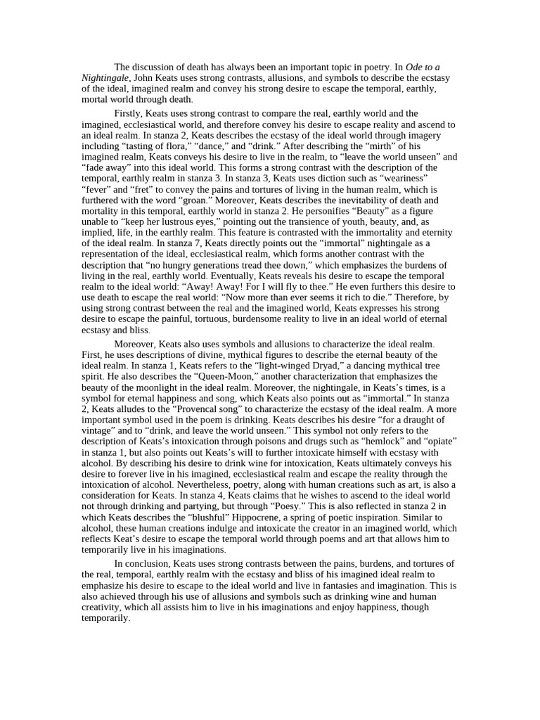 Tristan Timed Writing 2 | PDF