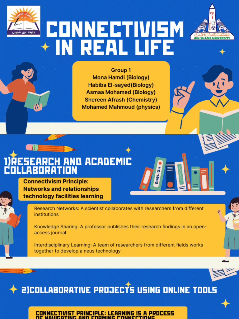 Blue and Yellow Illustrative Benefits of Learning English Presentation ...