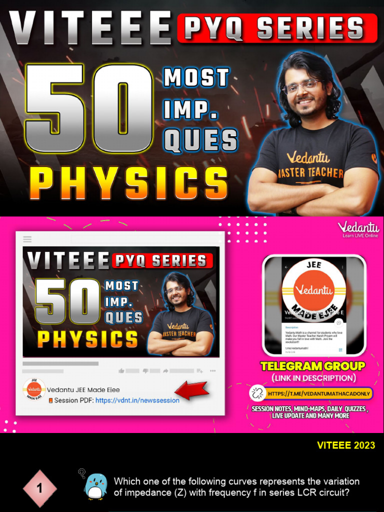 Vit Physics Pyqs | PDF