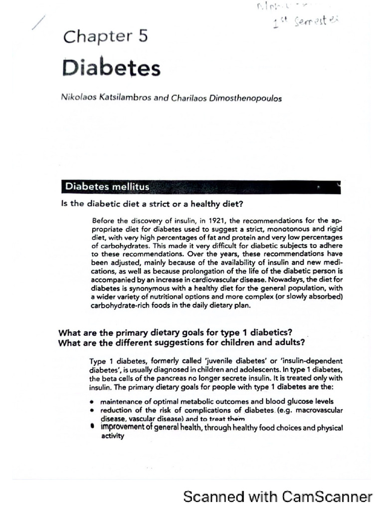 Chapter NO 5 of Diabetes | PDF