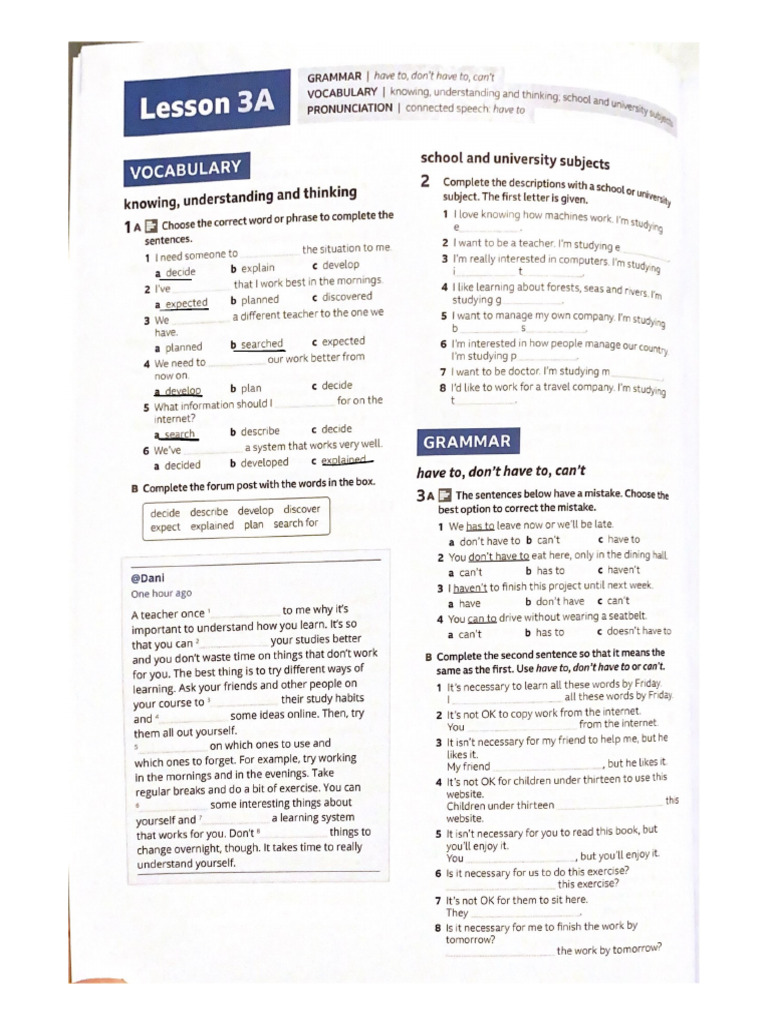 Lesson 3A | PDF