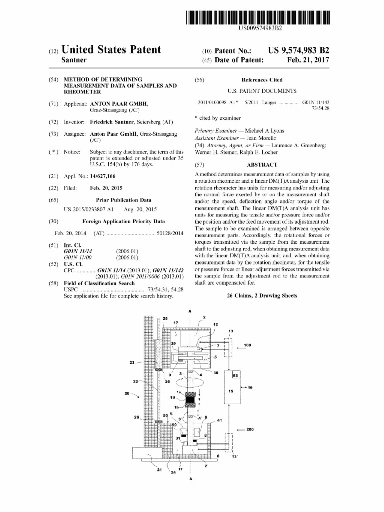 Dma Us9574983 | PDF