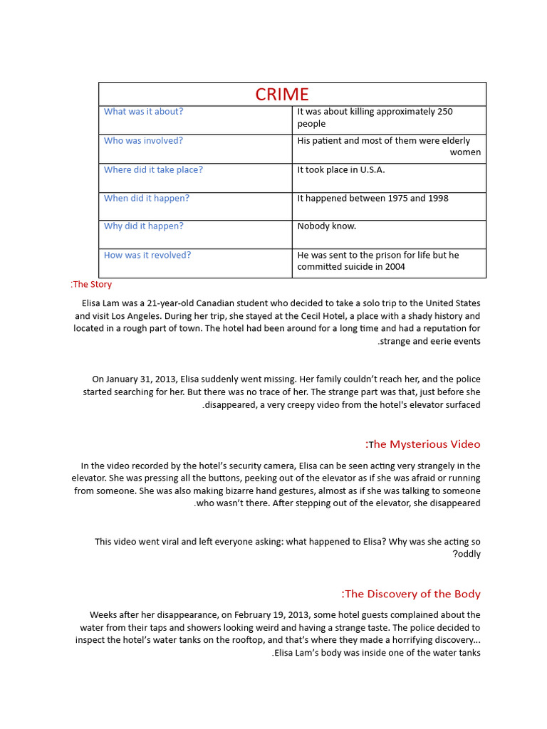 Crime | PDF