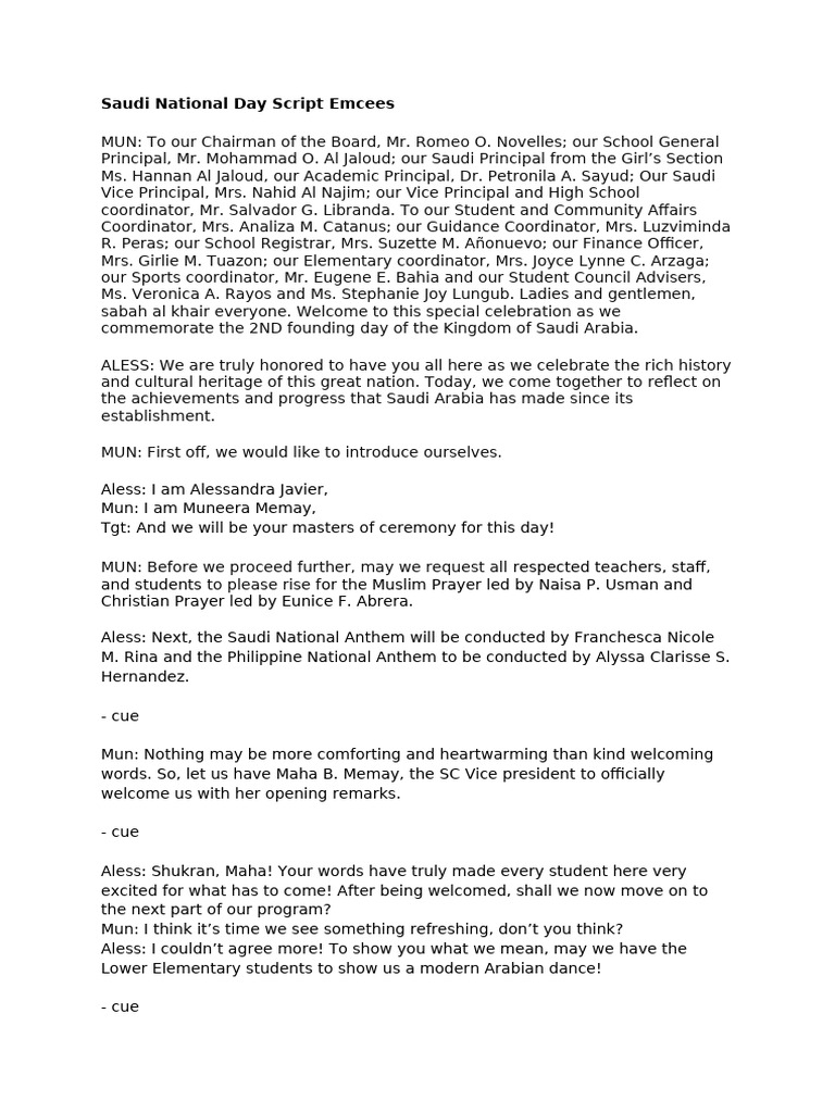 Saudi Founding Script | PDF