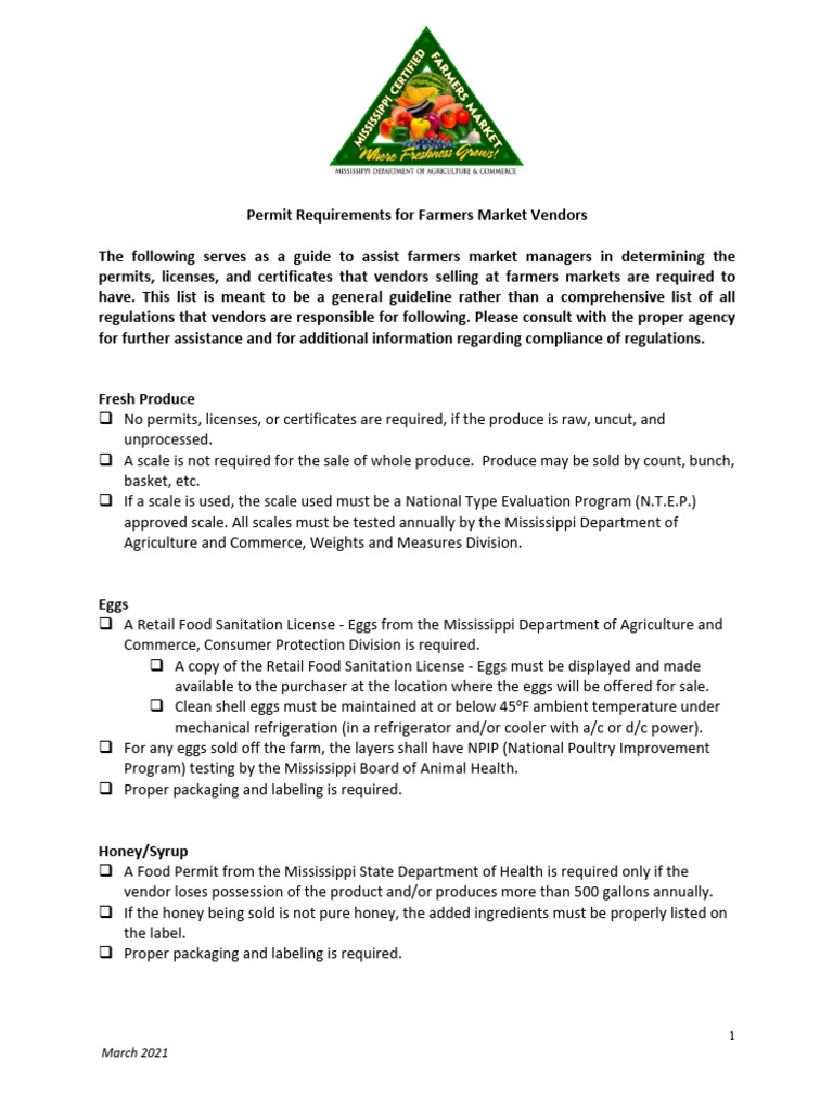 CF MP Permit Requirements 2021 | PDF