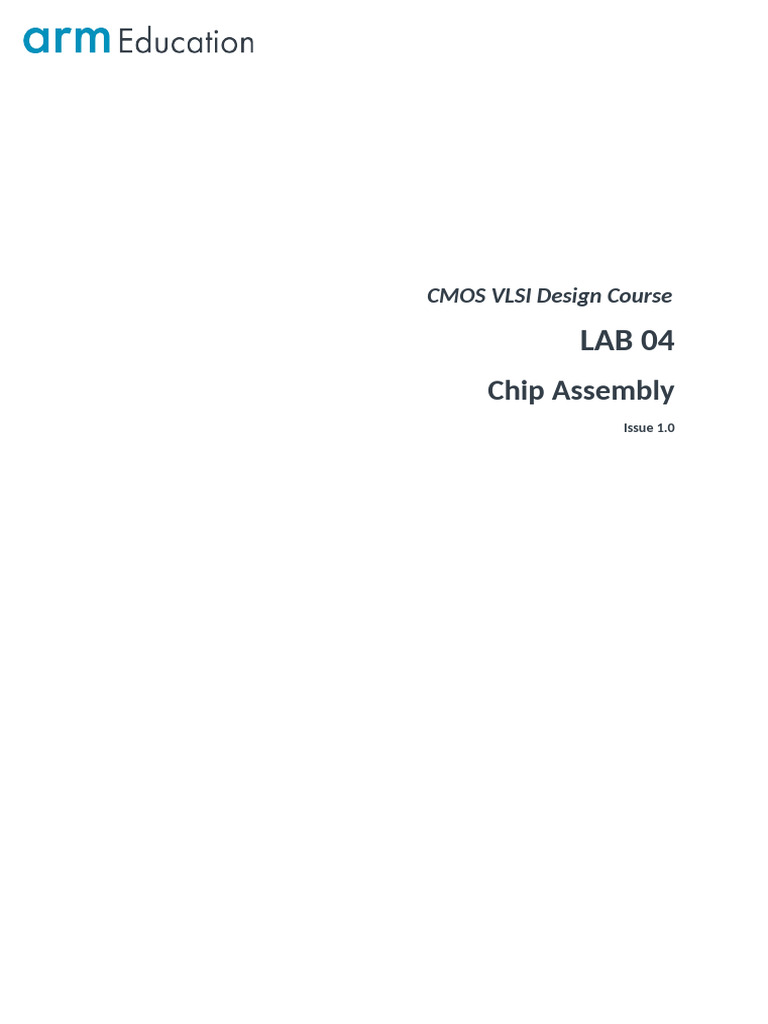 Lab04 ChipAssembly | PDF