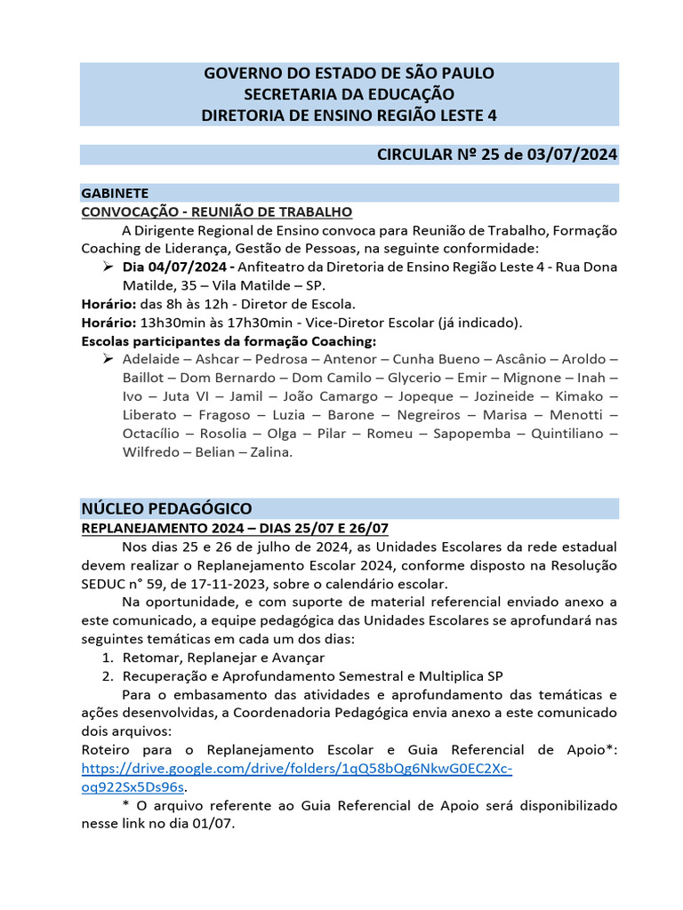 Circular 25 | PDF