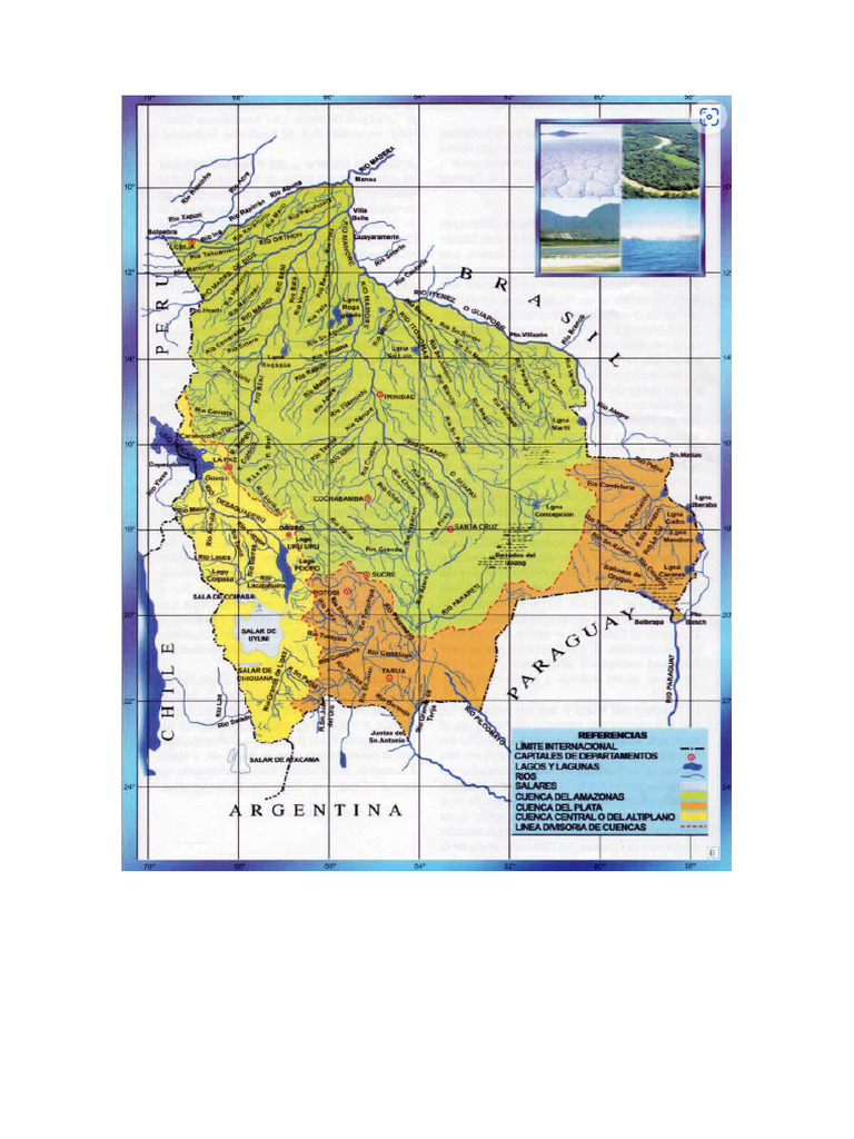 MAPA HIDRICO DE BOLIVIA | PDF