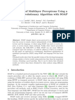 P.A. Castillo et al- Optimisation of Multilayer Perceptrons Using a Distributed Evolutionary Algorithm with SOAP