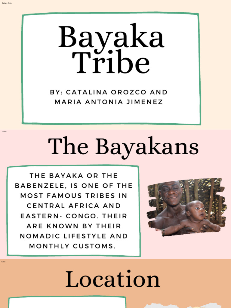 Bayaka Tribe | PDF