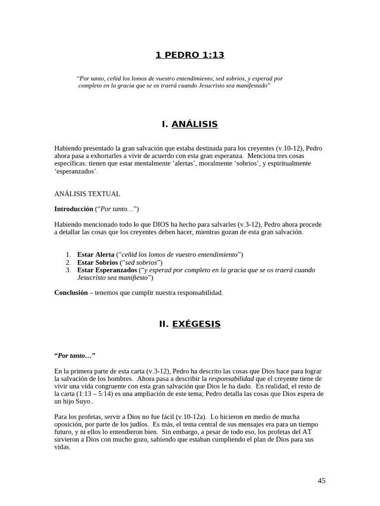 1 Pedro 1 | PDF