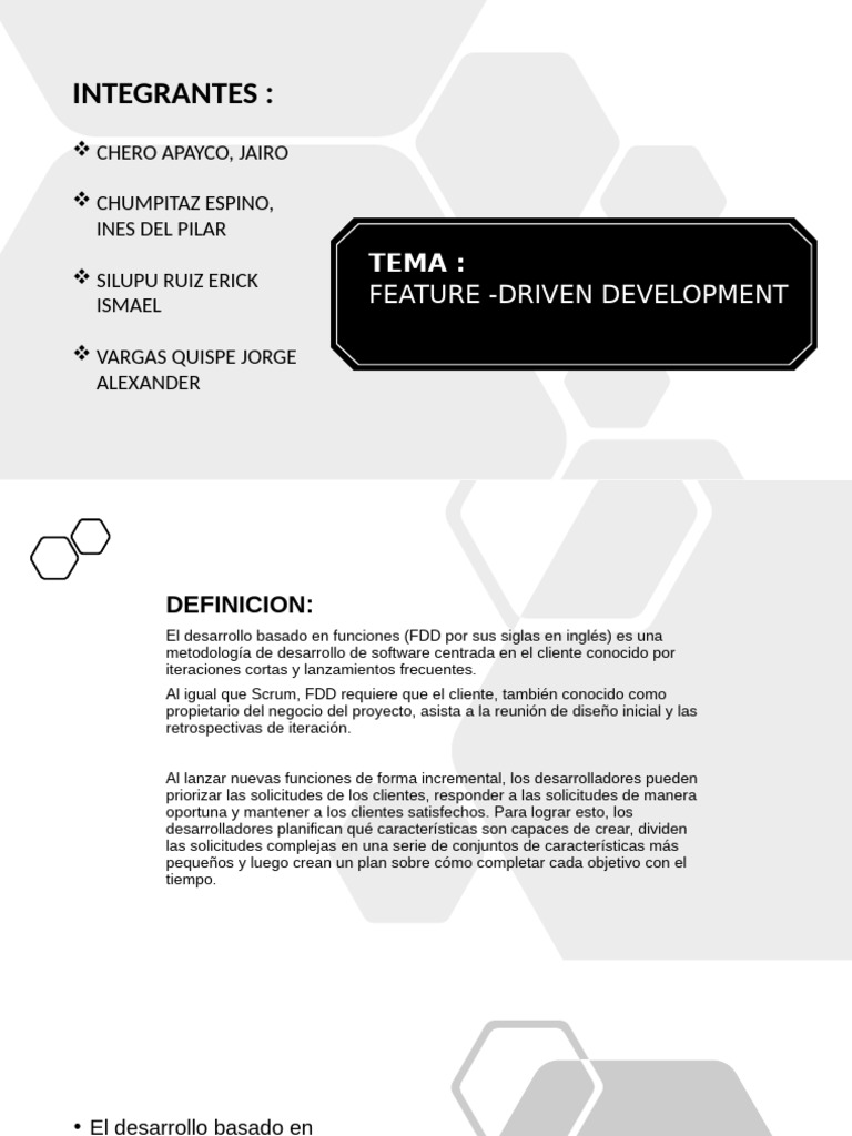 Feature Driven Development 1 | PDF