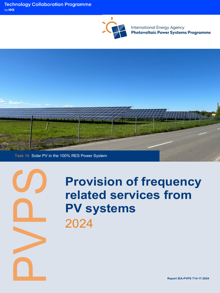 IEA PVPS T14 17 2024 REPORT Frequency Services - Incl ExCo Review ...