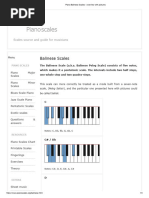 Arabic Scales - Overview With Pictures | PDF