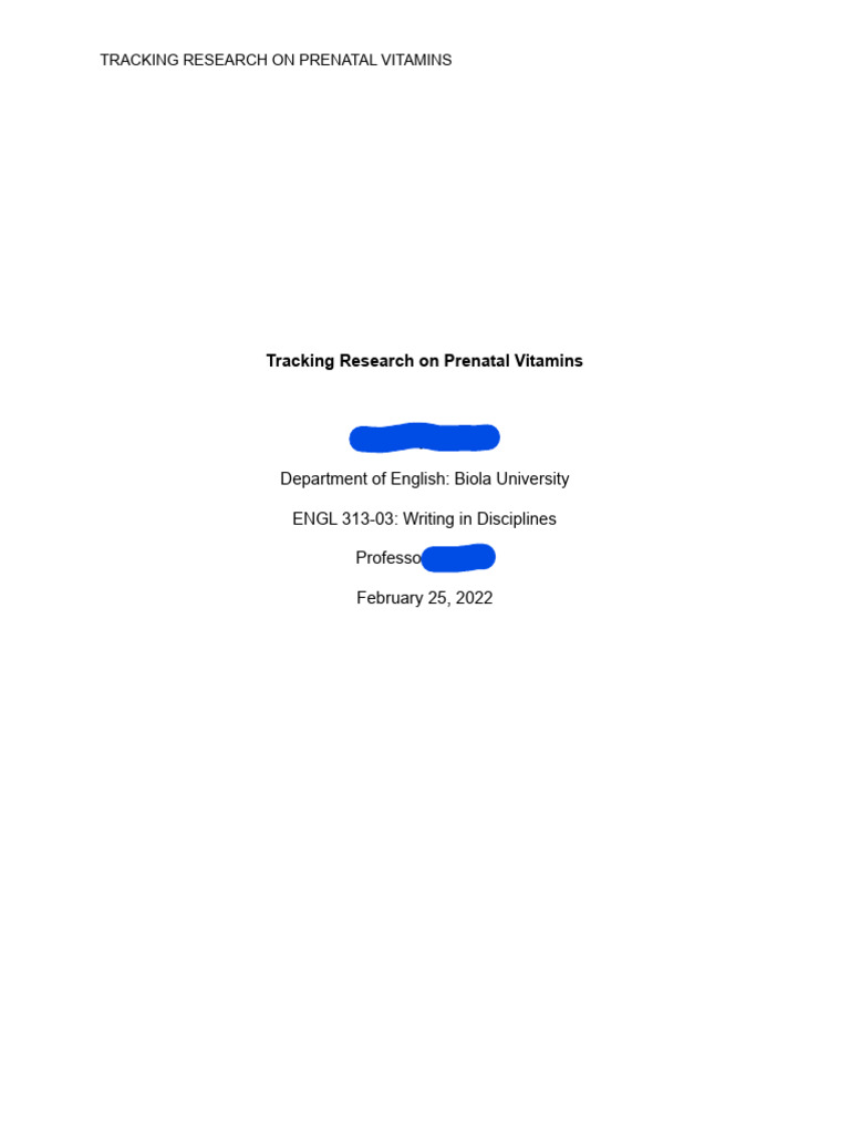 Sample Student Tracking Research Essay | PDF