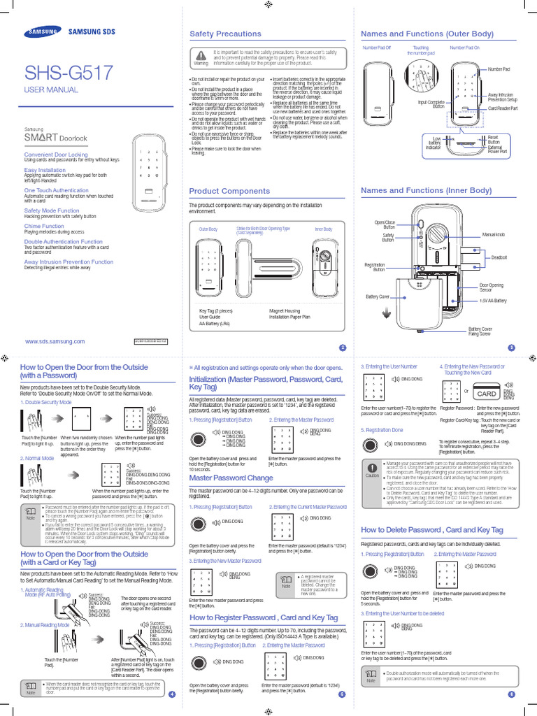 Shs g517 Manual (En) | PDF