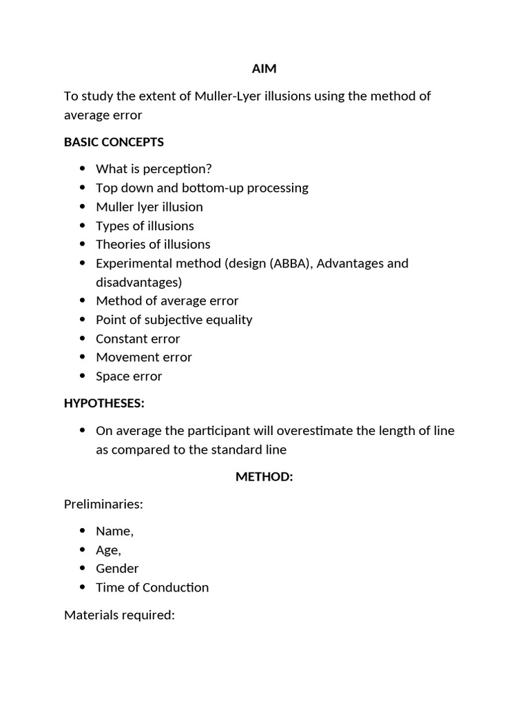 Muller lyer pdf
