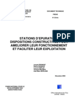 Stations D'Epuration: Dispositions Constructives Pour Ameliorer Leur Fonctionnement Et Faciliter Leur Exploitation