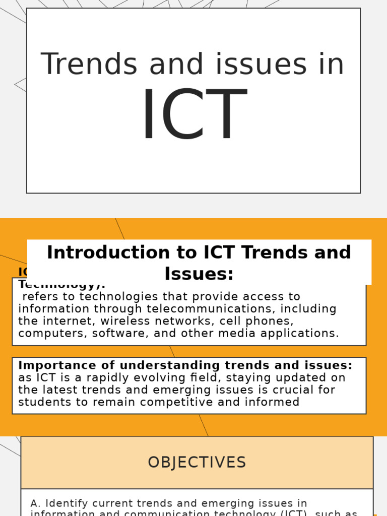 ICT Trends and Issues for Grade 7 | PDF | Internet Of Things ...