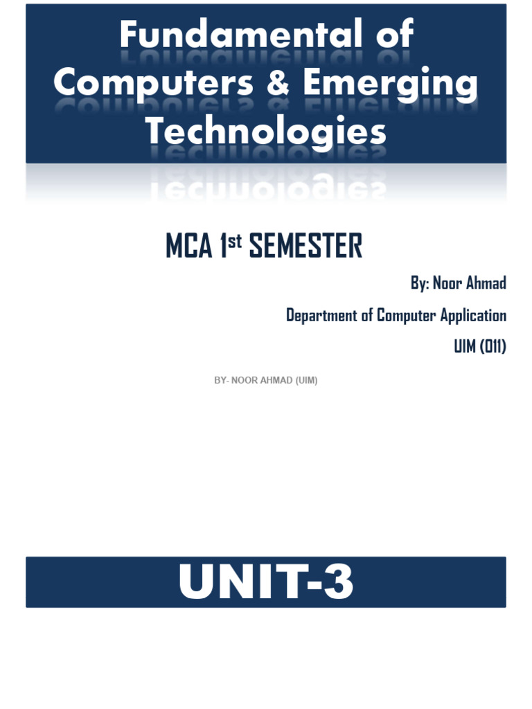 Unit 3 | PDF