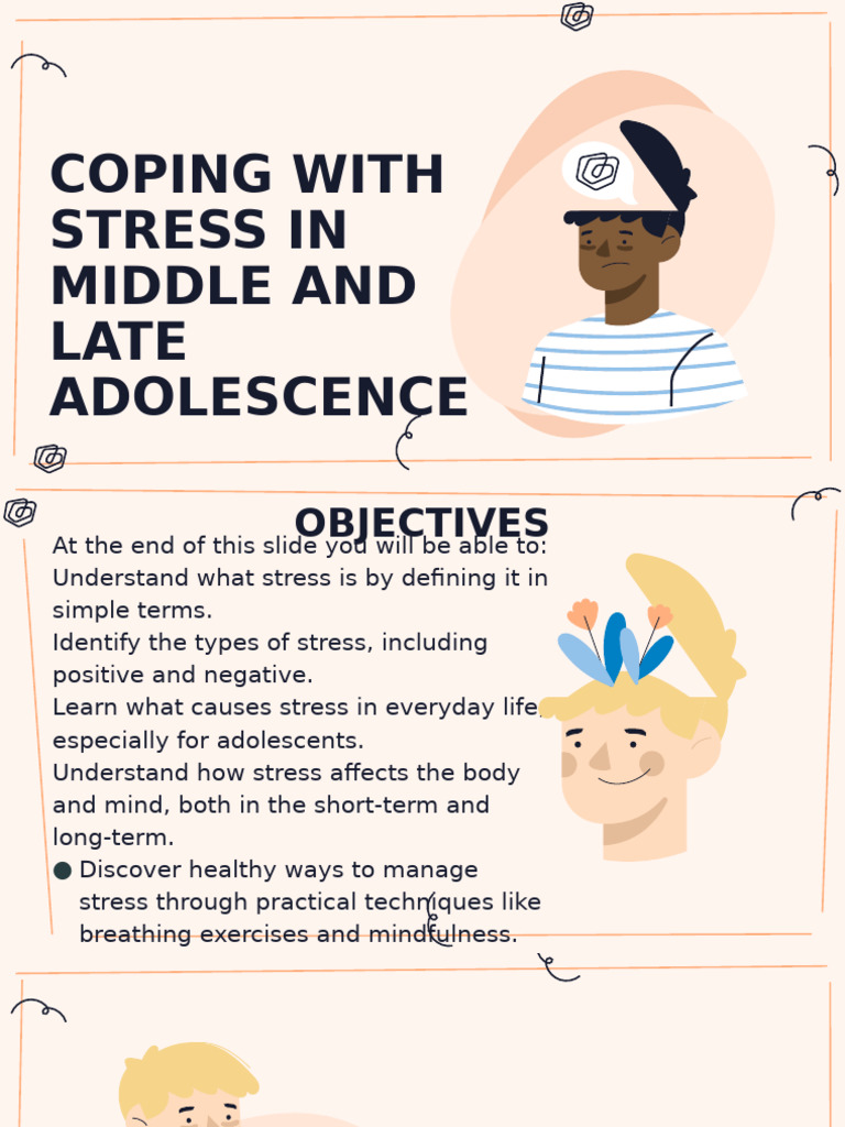 Coping With Stress in Middle and Late Adolescence | PDF