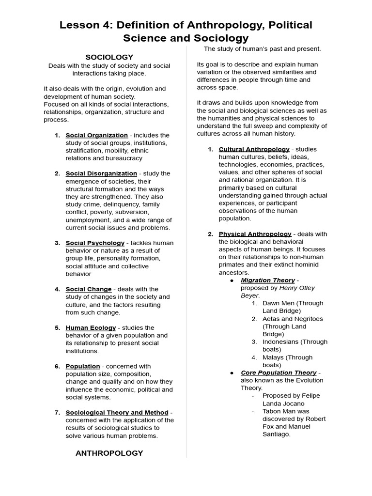 Politics Definition Anthropology