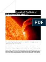 Catastrophe LOOMING - The Risks of Rising Solar Storm Activity