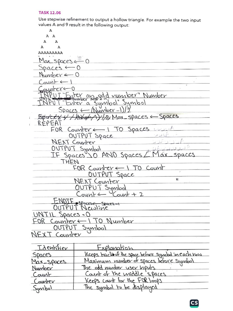 Pseudocode (Extra) Practice Questions | PDF