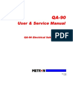 User & Service Manual: QA-90 Electrical Safety Analyzer