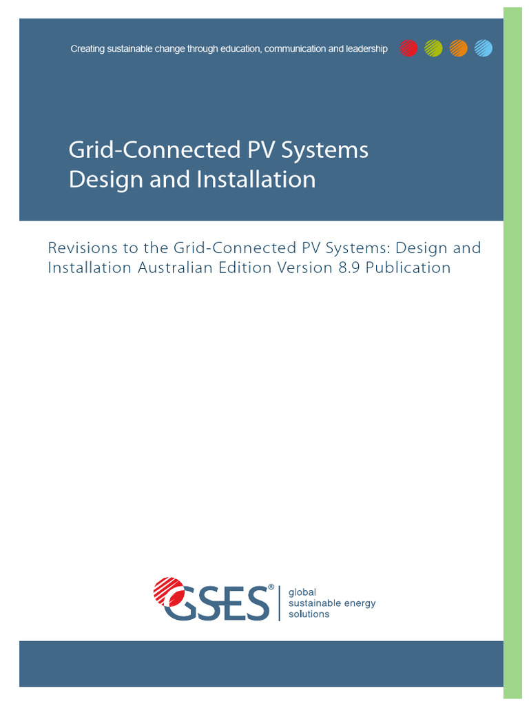 Updates to Grid-Connected PV Systems Guide | PDF | Photovoltaic System ...
