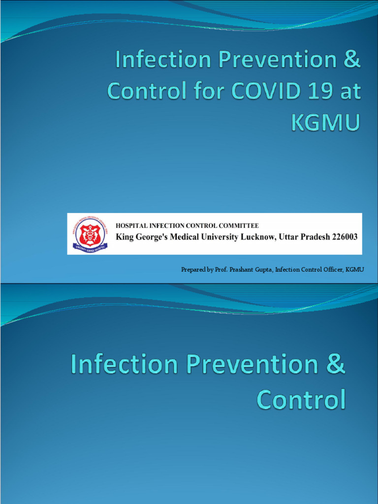 Infection Prevention Control Strategy for Covid 19 Hicc Kgmu Version 2 ...