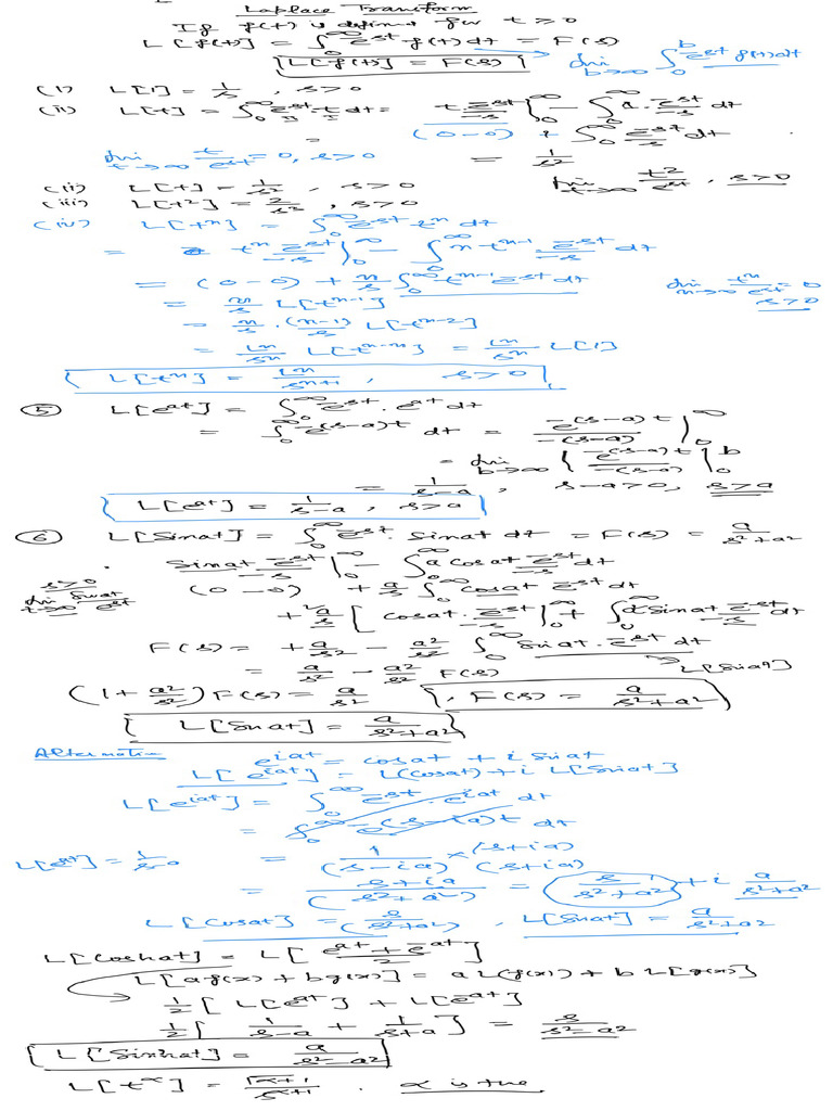 Laplace 1 | PDF