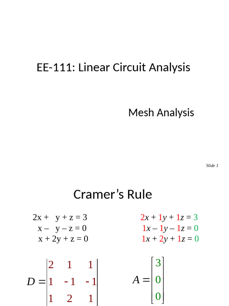 05 - Mesh Analysis | PDF