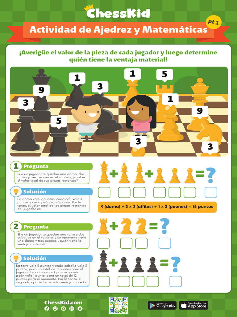 Chess Pieces Math Worksheet: Free Printable Pdf For Kids – VGNK