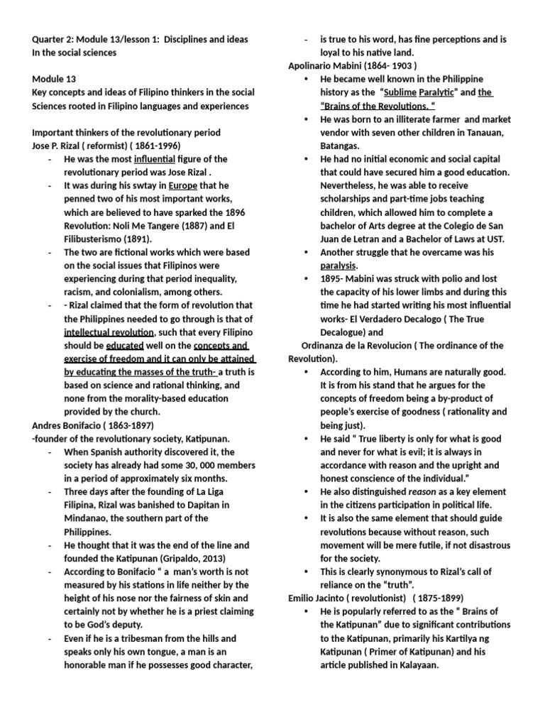 Quarter 2-DISS-MOdule 13-Lesson 1 | PDF