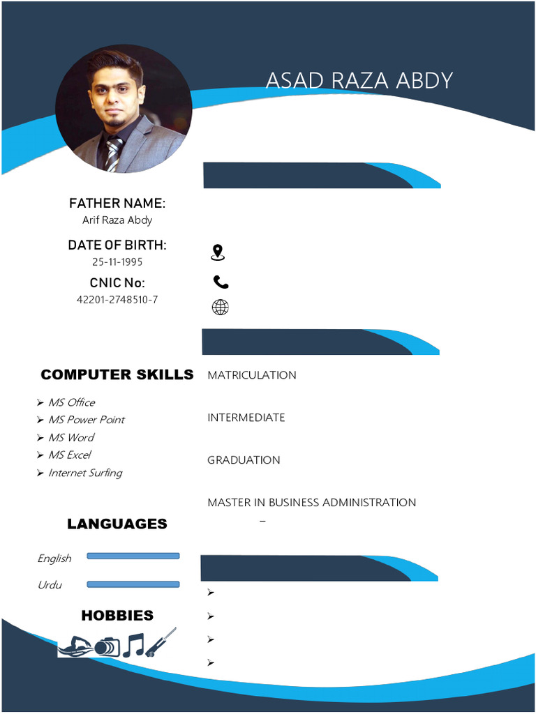 Asad Abdyy CV | PDF