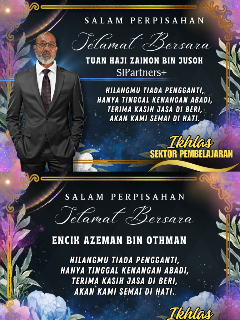 Card ucapan pisah pdf