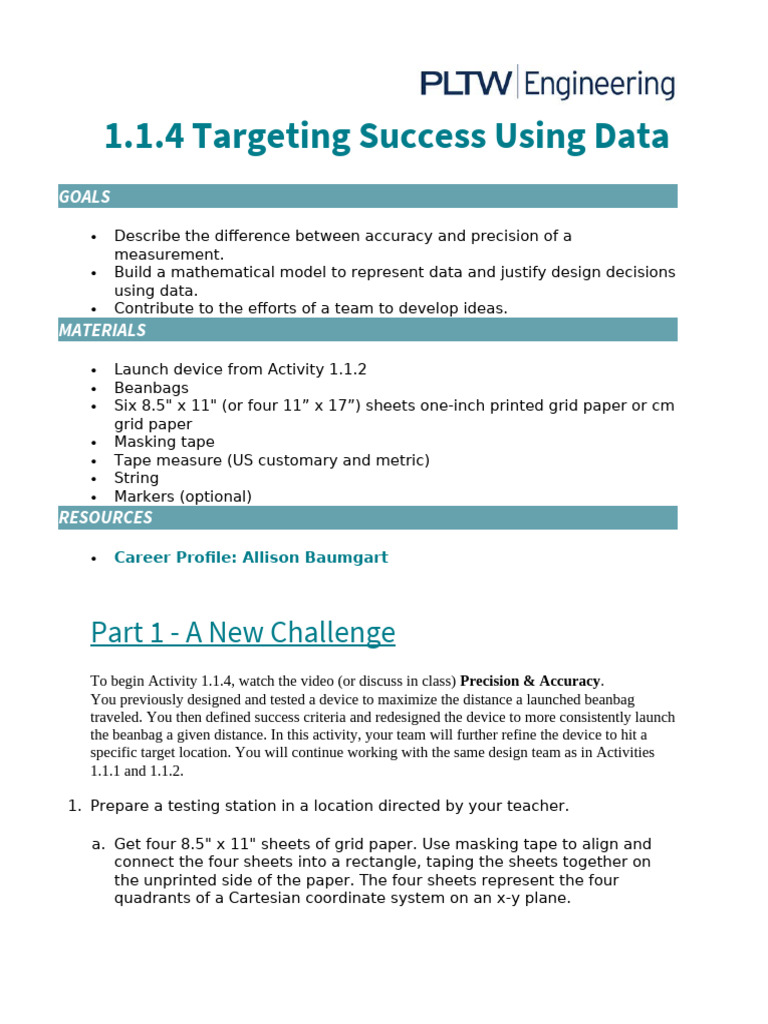 1.4 - Targeting Success Using Data | PDF